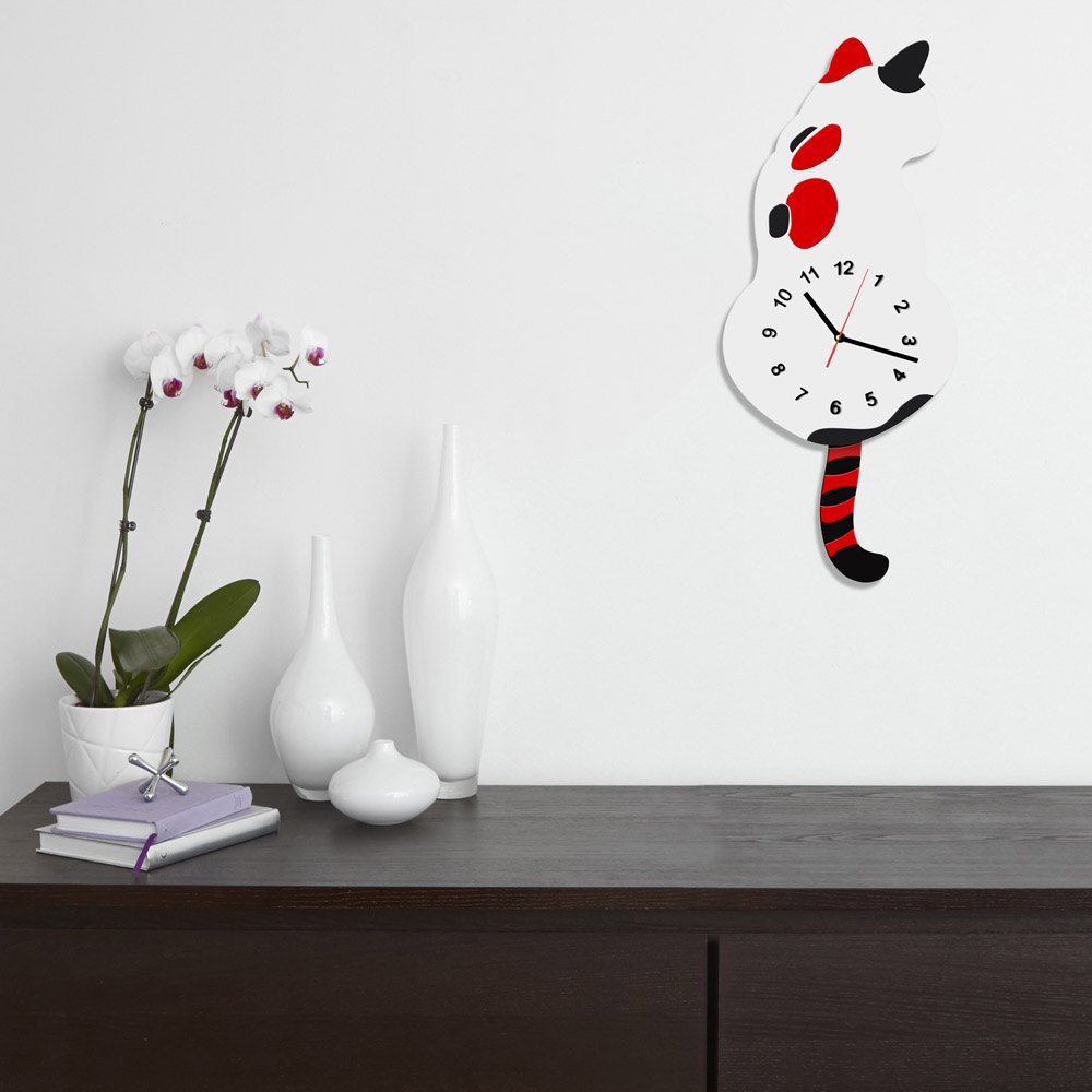 Amazon.com: The Geeky Days Japanese Adorable Cat Wall Clock with